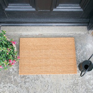 Tapis de porte en fibre de coco-Le matériau original du paillasson résistant - Product Image 2