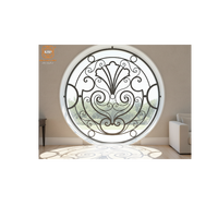 Ventanas Fijas de Hierro Forjado de Diseño Francés, Rejilla de Lujo Hecha a Mano con Hermoso Patrón, Antirrobo, Segura, Impermeable, para Exteriores, Hoteles