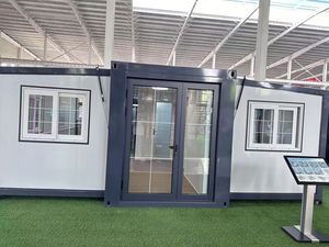 Maison conteneur moderne modulaire en acier, capsule spatiale portable, villa, atelier extérieur commercial inspiré de l'entrepôt à Dubaï - Product Image 4