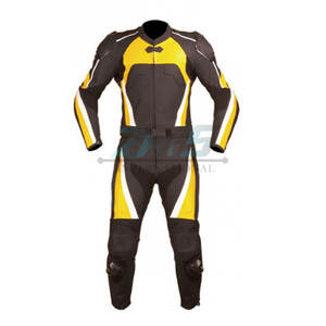 Traje de moto de alta calidad OEM, traje de cuero de moto personalizado, traje de carreras de moto con cremallera de clasificación superior - Product Image 3