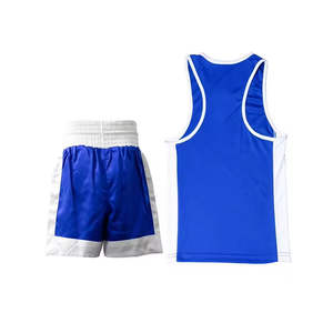 Vente flash : Ensemble de vêtements de boxe 100% polyester, uniforme de sport de boxe, taille personnalisée, meilleurs uniformes de boxe - Product Image 6