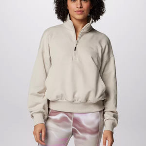 Sudadera con media cremallera de Marble Canyon para mujer de piedra oscura de calidad superior, bolsillos de canguro, puños acanalados y dobladillo, sudaderas con capucha de entrenamiento para mujer - Product Image 1