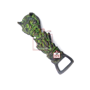 Abrebotellas de latón Accesorios de barra únicos Abrebotellas de latón Montado en la pared "RAKSHAS"(130mm) - Product Image 2