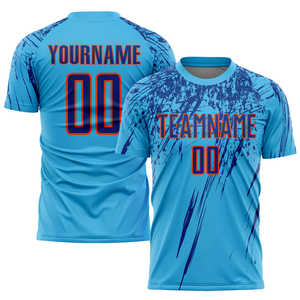 Camiseta de fútbol personalizada para hombre, sublimada camiseta de fútbol, uniforme ligero transpirable, ajuste atlético, ropa de partido que absorbe la humedad - Product Image 3