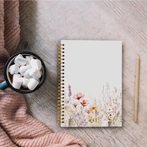 Cuaderno Cristiano, Regalo <span class=keywords><strong>de</strong></span> Arte Cristiano, Diario, Diario <span class=keywords><strong>de</strong></span> Oración para Mujer, Registro Bíblico, Cuaderno con Patrón Floral Impreso, Cuaderno Espiral - Product Image 4