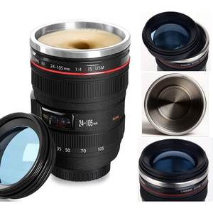 Thermos en acier inoxydable Myrva en forme d'objectif d'appareil photo reflex, isolation thermique de 6 à 12 heures, portable et design original - Product Image 5