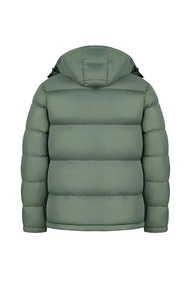 Veste matelassée chaude vintage pour femme pour l'automne et l'hiver col montant haut avec manteau rembourré en coton à fermeture éclair - Product Image 6