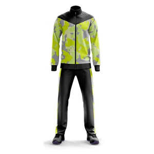 Survêtements de gym personnalisés unisexe survêtements de haute qualité pour hommes avec veste en nylon zippé pantalon survêtements d'hiver avec logo imprimé - Product Image 2