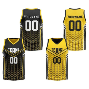 Uniformes de Baloncesto Personalizados al por Mayor, Diseño Retro Sublimado, Conjuntos de Camisetas y Pantalones Cortos Reversibles para Niños y Hombres - Product Image 3