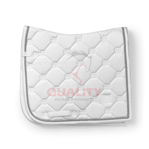 Tapis de selle anglais matelassé respirant doublure douce et confortable soutien durable pour l'entraînement et la compétition des chevaux - Product Image 1