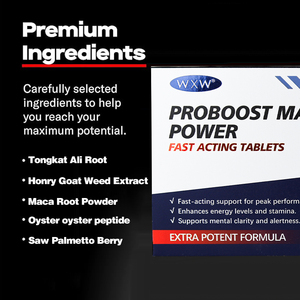 Produit d'amélioration masculine Maxdrive Energy personnalisable, film à la menthe, complément alimentaire à base de plantes, extrait d'épimédium, énergie masculine, film à la menthe Maca - Product Image 5