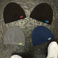 Gorros de Punto Personalizados con Bordado 3D en Jacquard de Seda, Forro de Satén, Estilo Vintage, Marca Personalizada, Unisex, para Deportes al Aire Libre, Color Personalizado