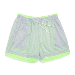 Nuevo diseño de malla, pantalones cortos de fútbol para hombre, entrenamiento de fútbol, deportes, baloncesto, pantalones cortos personalizados de malla elástica de 4 vías, OEM - Product Image 3