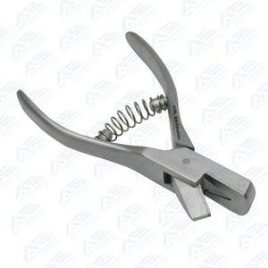 Outil de marquage d'oreille vétérinaire en acier inoxydable léger de 6 "avec encoche de précision - Product Image 2