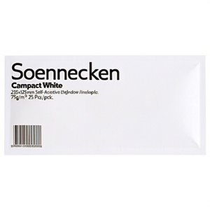 ซองหน้าต่างแบบมีกาวในตัว Soennecken Compact สีขาว ขนาด 235x125 มม. น้ำหนัก 75 กรัม/ตร.ม. บรรจุ 25 ซอง/แพ็ค - Product Image 2
