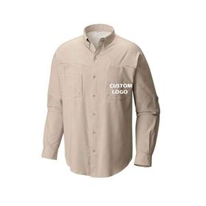 Camisa de Pesca Ligera de Manga Larga, 100% Poliéster, Resistente al Viento, Protección Solar UPF 50, Secado Rápido, Sublimada - Product Image 4