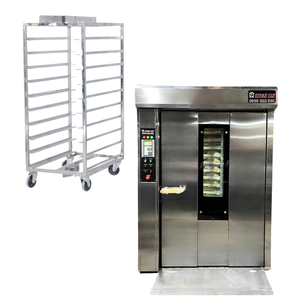 Horno rotativo de 32 bandejas de buena calidad con carro, garantía de 1 año, horno eléctrico vietnamita para hornear pan, hecho en Vietnam - Product Image 1