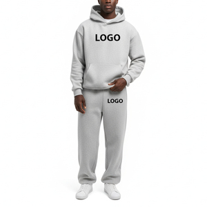 Survêtements vintage unisexes imprimés sur mesure de haute qualité, style streetwear, pour hommes, 2 pièces, avec sweat à capuche zippé et coupe ample - Product Image 2