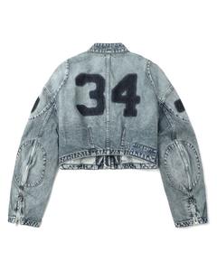 Sweats à capuche en denim délavé à l'acide personnalisés Sweats à capuche délavés épaule tombante Sweats à capuche brodés lourds unisexe - Product Image 6