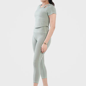 Leggings de yoga pour femmes en gros, prix OEM, respirants, antibactériens, en coton/fibre de bambou, confortables, vêtements décontractés, qualité supérieure - Product Image 6