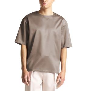 Camisetas de manga corta con hombros caídos, 100% algodón, serigrafía personalizada, camiseta para hombre, camisetas personalizadas de alta calidad - Product Image 5