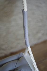 Balançoire en macramé faite à la main balançoire pour bébé balançoire pour bébé suspendue douce et confortable pour la décoration de la chambre des enfants - Product Image 5