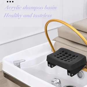 เก้าอี้แชมพูและชามแบบโบราณพร้อมเตียงล้างหลัง - Product Image 3