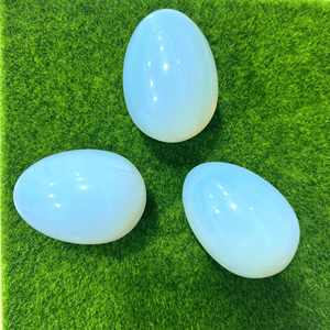 Trusted Manufacturer's Wholesale Opalite <b>Egg</b> Natural Healing Crystal for Home <b>Decor</b> and Energy Balancing Gemstone Style Chakra - Product Image 3