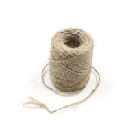 Corde en jute torsadée polyvalente Siam Brothers, fibre naturelle du Vietnam, pour usage extérieur, jardinage, emballage, longueur 164 pieds, 1/16