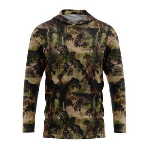 Camisa de Pesca de Manga Larga para Hombre, Impresión por Sublimación, Protección Solar UPF 50 Anti-UV, Top Deportivo para Exteriores - Product Image 3