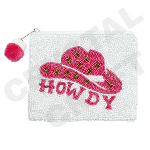 Monedero con cuentas de semillas de corazón múltiple, hermoso monedero con cuentas personalizado para mujer, monedero de moda con - Product Image 2