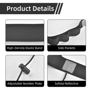 Cinto de Corrida para Maratona Mais Vendido - Bolsa de Cintura Leve e Respirável com Excelente Elasticidade, Suporte para Número de Corrida - Product Image 3