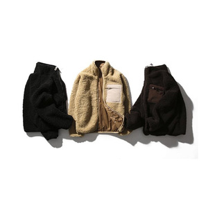 High Quality Custom Logo Winter Sweatshirt Unisex Pullover Unisex <b>Sherpa</b> Polar Fleece <b>Men</b> <b>Jacket</b> - Product Image 6