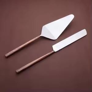 Unique Metal Cake Server <b>Set</b> Designer Dessert Knife Wedding Reception <b>Kitchen</b> Dining Tableware Tool - Product Image 5