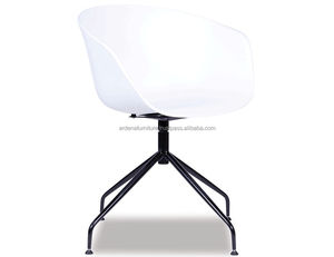 Ghế ăn kim loại màu trắng hiện đại cho phòng ăn nhà bếp nhà hàng quán cà phê nhà kho căn hộ tổ Dạ tiệc sự kiện - Product Image 1