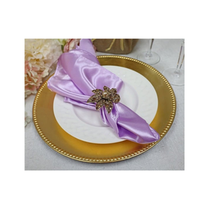 Servilletas de Algodón de Lujo de 18x18 Pulgadas y 320 Hilos con Diseño Floral Personalizado, Ideales para Cadenas de Restaurantes Premium y Exportadores - Product Image 3