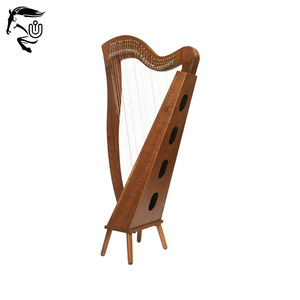28 <b>Strings</b> New Customized Musical <b>Instrument</b> Wooden Material Made Irish Harp in Different Sizes Made By Unbridleds Industry - Product Image 3