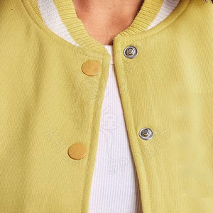 Design personnalisé Vestes Letterman de haute qualité pour femmes Veste Letterman à manches longues pour femmes - Product Image 3