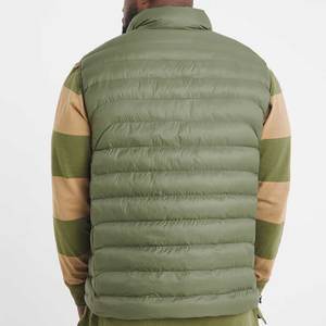 Chaleco acolchado personalizado para hombre, calentador corporal de invierno, cuello alto, sin mangas, de algodón, para clima frío. - Product Image 6