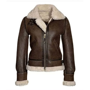 2025 chaqueta de cuero PU negra personalizada para mujer frente a prueba de viento transpirable de talla grande Otoño Invierno montar en motocicleta - Product Image 3
