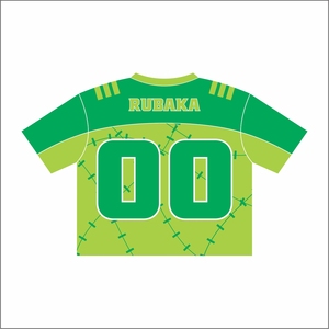 Camiseta de fútbol de Hip Hop de gran tamaño de alta calidad, ropa deportiva de equipo personalizada, uniforme, estampado por sublimación, malla de manga corta - Product Image 2