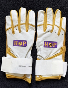 Gants de frappeur de baseball et de softball professionnels pour hommes et femmes Gants de frappeur ambidextres en cuir personnalisés Taille L Taille S à XXL - Product Image 4