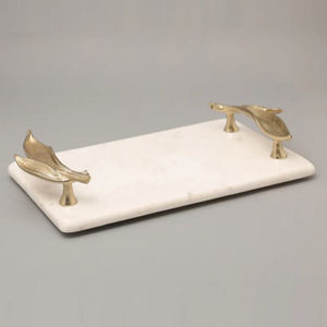 Plateau de table fantaisie, couleur argent, mini bols, design pour plateau de service, plateau de nourriture créatif, meilleur prix de vente incroyable - Product Image 2