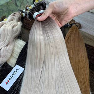 Extensions de cheveux vierges vietnamiens à anneaux nano, 100 grammes, couleur teinte, fournisseur en gros de cheveux Nasa, lisses, donneur unique - Product Image 1