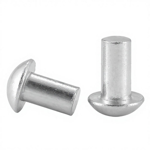Rivet solide à tête ronde en aluminium, norme ISO GB_T 863 DIN660, rivet solide de haute qualité - Product Image 1