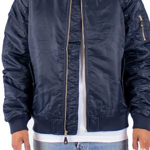 Chaqueta Bomber para Hombre 2025 de Alta Calidad, Color Personalizado, Invierno, Cuello Alto, Logotipo Frontal Personalizable, Poliéster/Nailon - Product Image 6