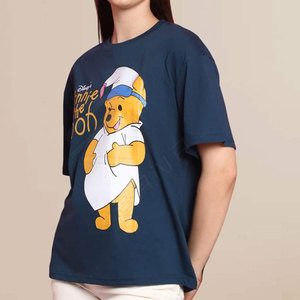 เสื้อยืดสำหรับผู้หญิงเสื้อยืดคอกลมแขนสั้นระบายอากาศคอกลมสำหรับผู้หญิงเสื้อยืดผ้าคอตตอนธรรมดาไม่มีลวดลายออกแบบได้ตามต้องการ - Product Image 2