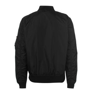 Blouson aviateur personnalisé pour hommes avec logo brodé vente en gros Street Wear style décontracté fermeture éclair hiver cuir tissu - Product Image 2