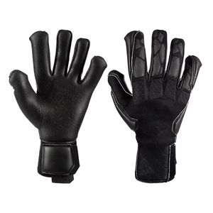 Nouvel arrivage de gants de gardien de but de football en cuir confortables sur mesure avec fermeture à lacets respirante vente à chaud de gardien de but de football - Product Image 6