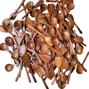 Eco-Friendly Acacia <b>Wood</b> <b>Spatula</b> Handmade Mango <b>wood</b> salad spoon server Kitchen Tableware Custom Logo Available Made in India - Product Image 6